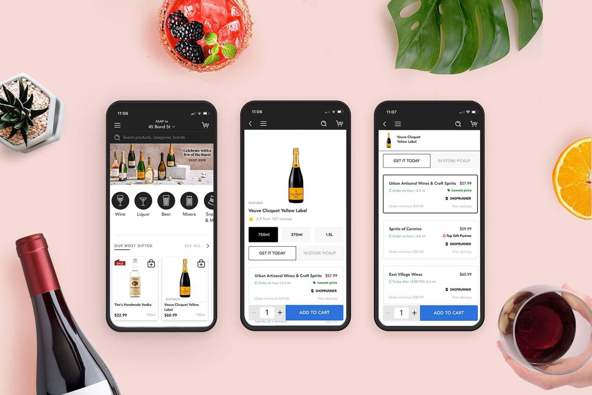 Alcohol Delivery Application